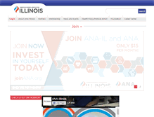 Tablet Screenshot of ana-illinois.org